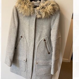 J.Crew chateau parka in Italian stadium-cloth
